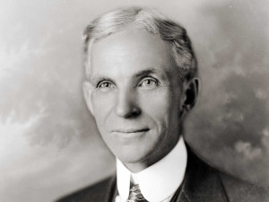 Henry Ford, founder/CEO of Ford Motor Company