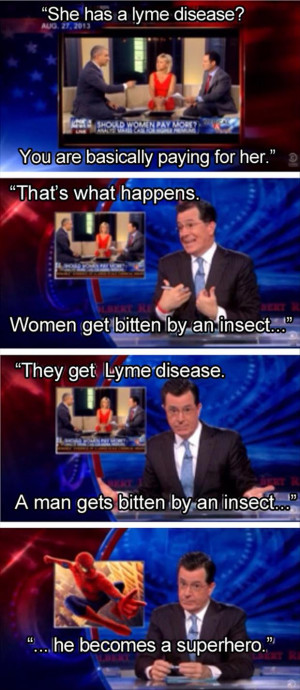 that's what happens when you get bitten by a spider