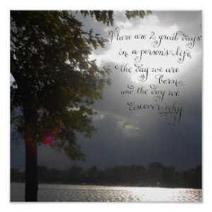 Great days Inspirational quote calligraphy art Poster