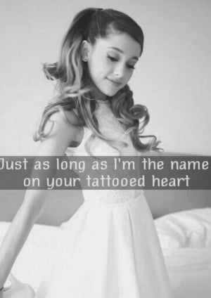 Ariana Grande Tattooed Heart