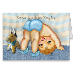 New Baby Boy Congratulations Greeting Card