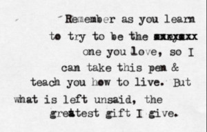 love this song by black veil brides... tattoo maybe?