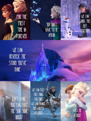 Frozen - Anna's part in the First Time in Forever Reprise
