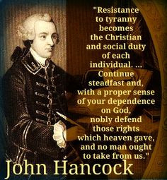 Resistance to tyranny becomes the Christian and social duty of each ...