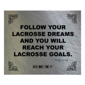 Motivational Lacrosse Poster 010