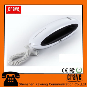 Hot sale corded telephone trimline phone with small cute handset