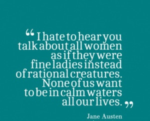 Jane Austen Quote On Women