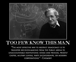 Noam Chomsky--for sure more people know about glen beck!! how sad is ...