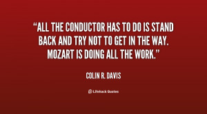 Quotes by Colin R Davis