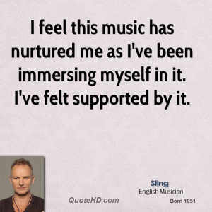 Sting Music Quotes