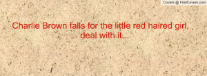 charlie brown falls for the little red haired girl , Pictures , deal ...