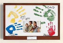 Family Handprint Frame from RedEnvelope , $40.