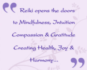 ... Reiki healing treatments, Reiki Training and Reflexology. I hope you
