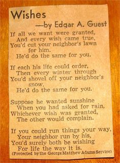 wishes by edgar a guest more edgar a guest volume quotes favorite ...