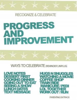 progress and improvement