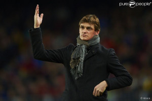 Tito Vilanova au Camp Nou le 6 avril 2013 lors d'un match entre le ...