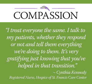 Hospice of St. Francis uses a team approach to provide patients and ...