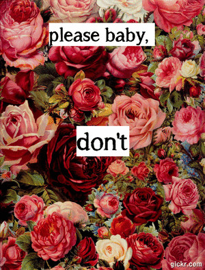 Vintage Floral Tumblr Quotes Don't give up floral print gif