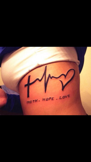 faith hope love tattoo