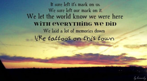 tattoos on this town I've always loved this song I love Jason aldean ...