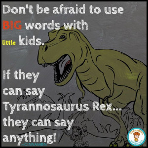 ... Expanding Vocabulary, Dinosaurs, Child Vocabulary, Education, Big