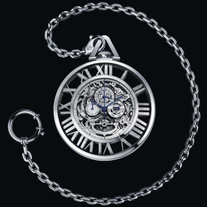 ... Watch Quote: Photo - Cartier Grand Complication Skeleton pocket watch