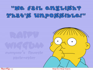 Ralph From Simpsons Quotes