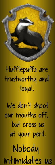 thoughts on “ Harry Potter bookmarks [Hufflepuff & Gryffindor] ”