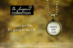 Quote Necklace - God's Got This