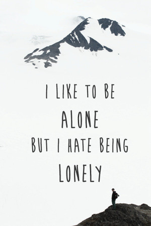 Being Alone Tumblr I like being alone