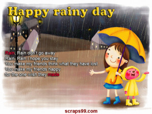 Happy Rainy Day Quotes Happy rain quotes happy rainy