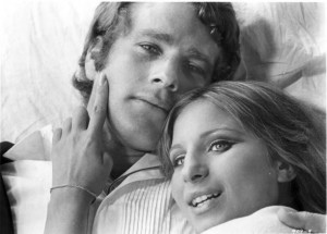 Barbra Streisand with Ryan O'Neal