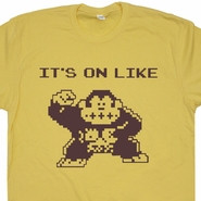 It's On Like Donkey Kong T Shirt Funny Vintage Gamer Tee Shirts Atari ...