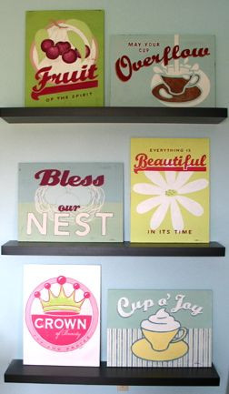Retro Framed Bible Verses. Maybe DIY with wood blocks, printouts and ...