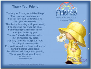 Thank You, Friend