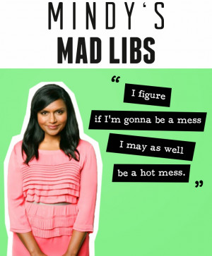 Be sure to watch FOX's The Mindy Project on Tuesdays @ 9PM