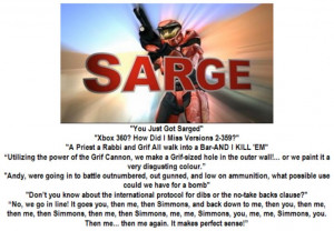 Fav Sarge mottos by ShepardSoldier