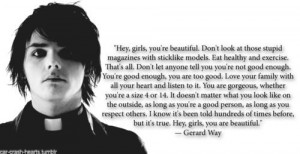 Hey, girls, you're beautiful.