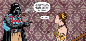 Darth Vader Dad Does Not Approve Of Princess Leia’s Outfit For The ...