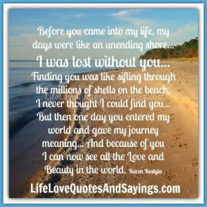 Since Met You Love Quotes