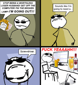 ffffuuuu screwdriver rage comic, funny comic