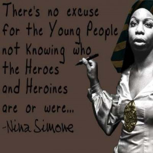 Nina Simone Quote ~ singer ~learning 