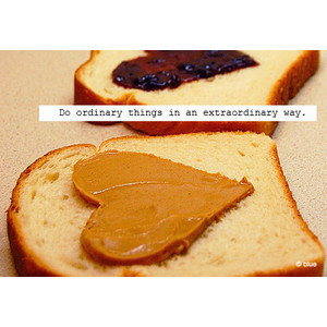 Peanut Butter Jelly Heart Quote/Background
