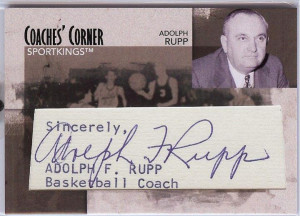 Famous Adolph Rupp Quotes