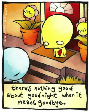 don't say goodbye...