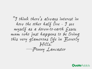 There's less pressure to look good as you get older.