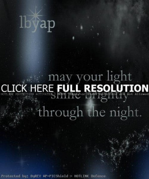night quotes, best, cute, sayings, light