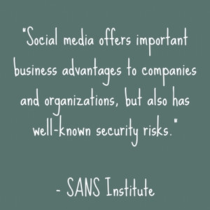 Social media offers important business advantages to companies and ...