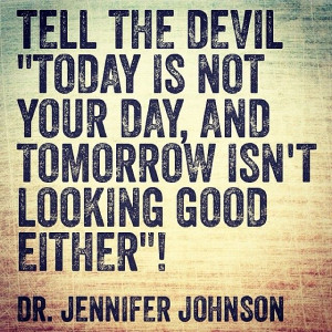 Tell the devil 
