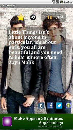 One Direction Quotes Screenshot 2